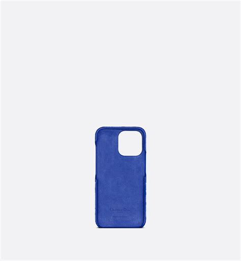 DiorTravel Cover for iPhone 13 Pro Blue Toile de Jouy 